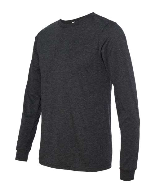 BELLA + CANVAS 3513 Charcoal Black Triblend — direct side
