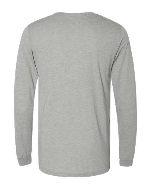 BELLA + CANVAS 3513 Athletic Grey Triblend — back