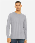 BELLA + CANVAS 3513 Athletic Grey Triblend — on model front