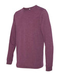 BELLA + CANVAS 3513 Maroon Triblend — direct side