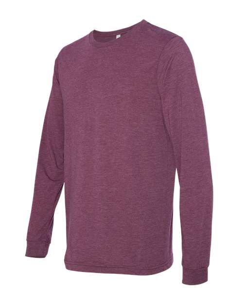 BELLA + CANVAS 3513 Maroon Triblend — direct side