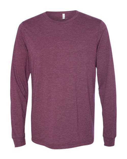 BELLA + CANVAS 3513 Maroon Triblend — front