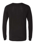 BELLA + CANVAS 3513 Solid Black Triblend — back