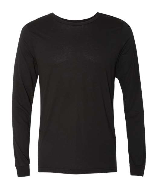 BELLA + CANVAS 3513 Solid Black Triblend — front