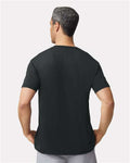 Gildan 42000 Black — on model back