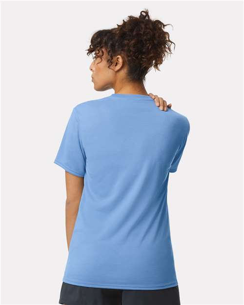 Gildan 42000 Carolina Blue — on model back