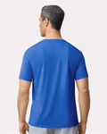 Gildan 42000 Royal — on model back