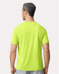 Gildan 42000 Safety Green — on model back