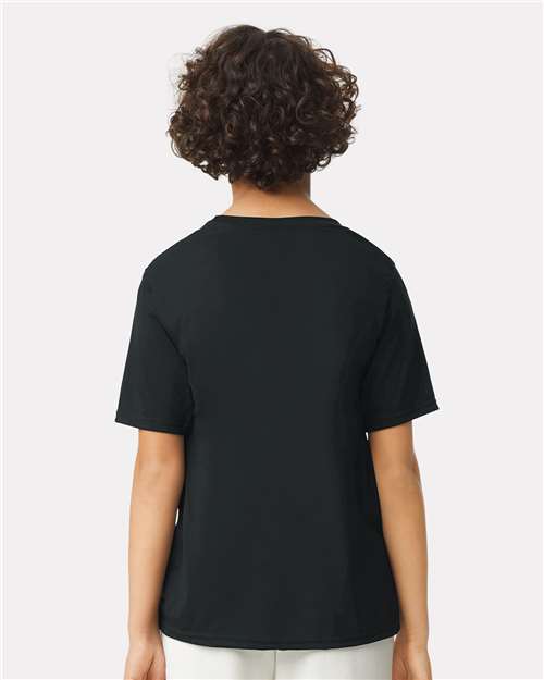 Gildan 42000B Black — on model back