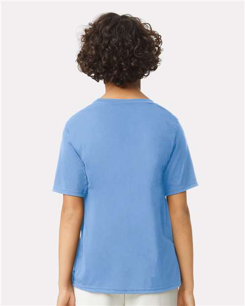 Gildan 42000B Carolina Blue — on model back