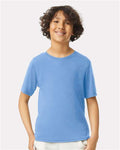 Gildan 42000B Carolina Blue — on model front