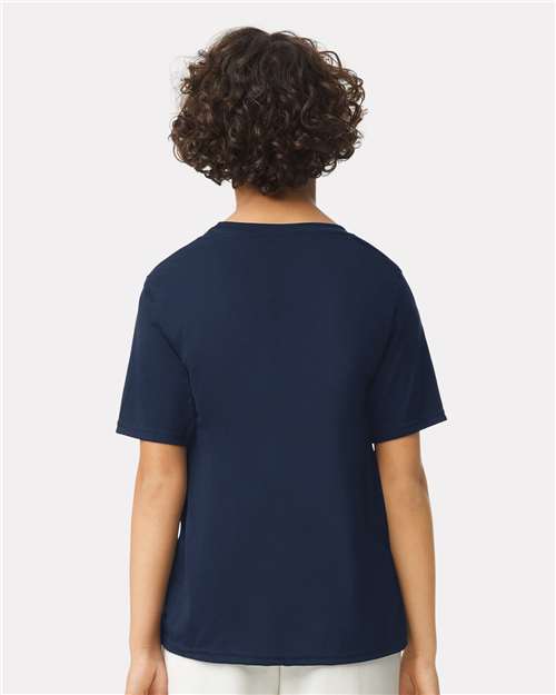 Gildan 42000B Navy — on model back
