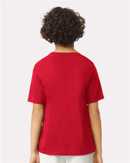 Gildan 42000B Red — on model back