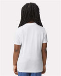 Gildan 42000B White — on model back