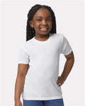 Gildan 42000B White — on model front