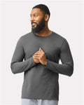 Gildan 42400 Charcoal — on model front