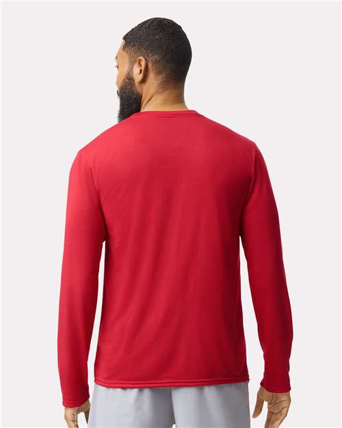 Gildan 42400 Red — on model back