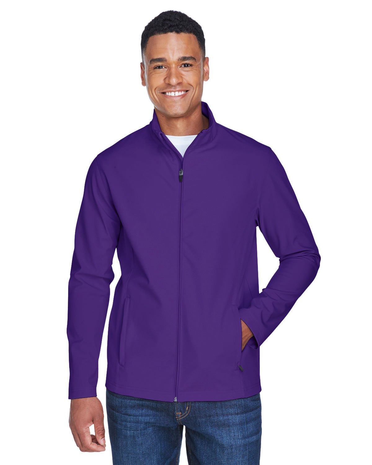 Men's Leader Soft Shell Jacket - Sport Purple