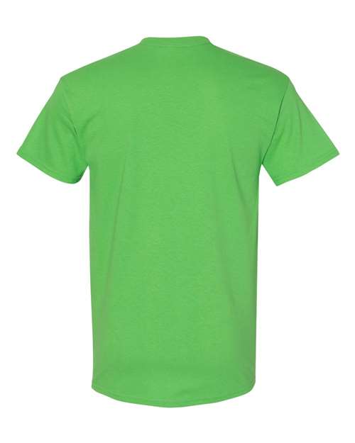 Gildan 5000 Electric Green — back