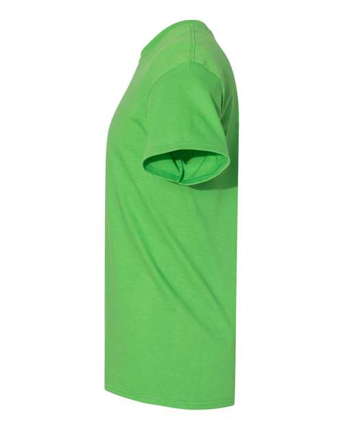 Gildan 5000 Electric Green — direct side