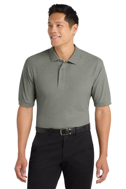 Unisex Silk Touch Polo - Cool Gray