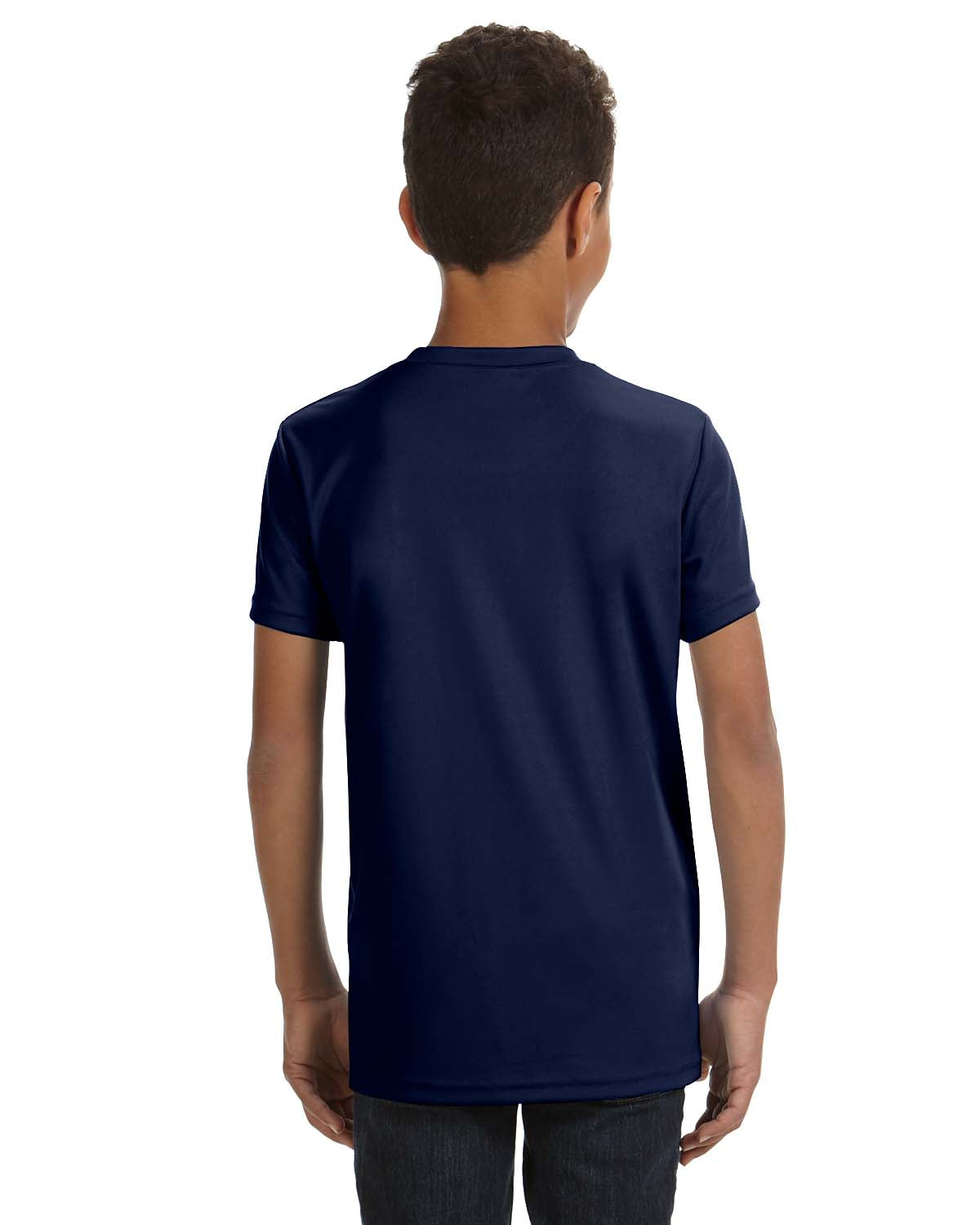 Youth Performance Short-Sleeve T-Shirt - Sport Navy