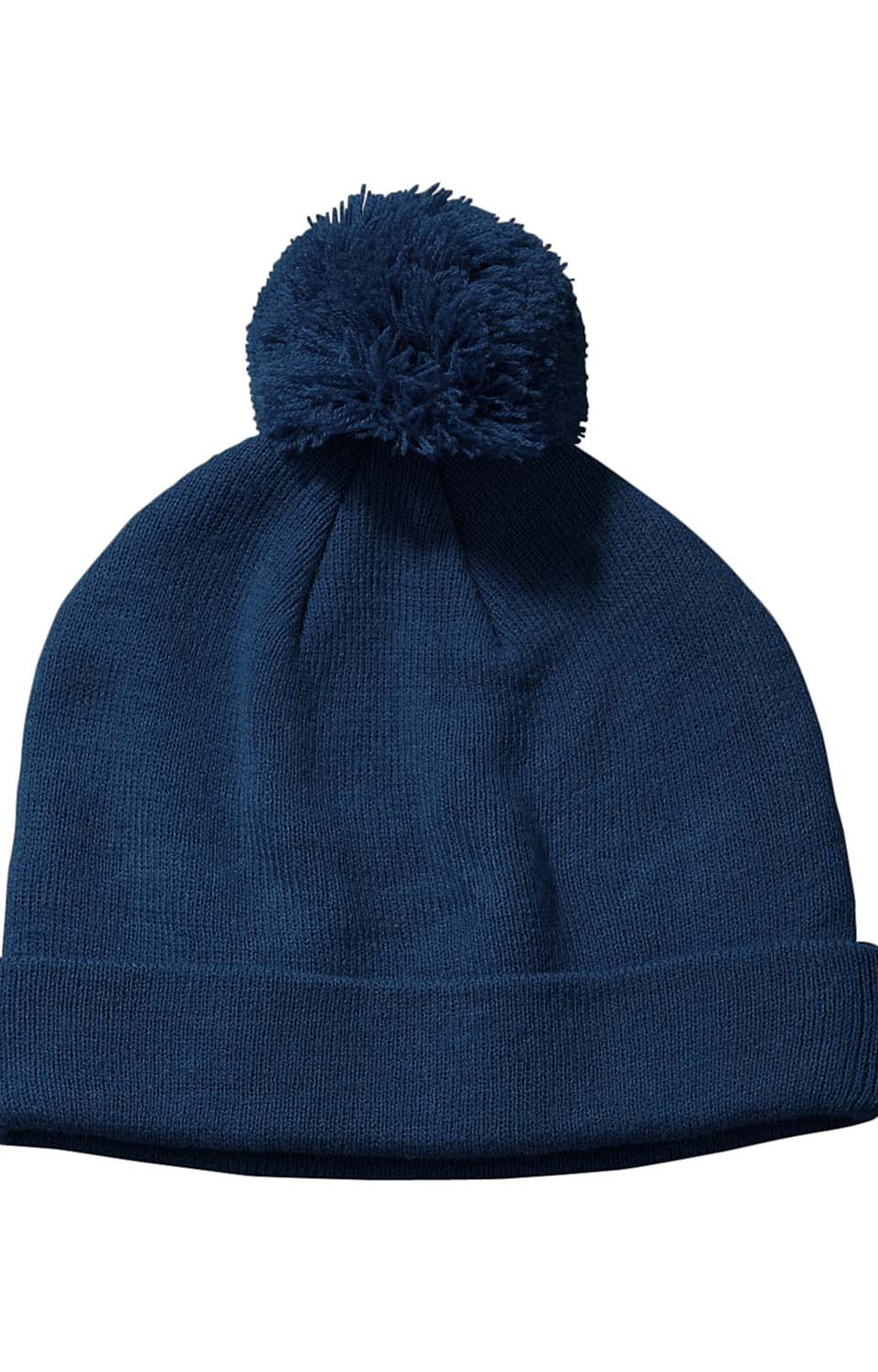 Knit Pom Beanie - Navy