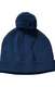 Big Accessories BX028 - Knit Pom Beanie - Navy