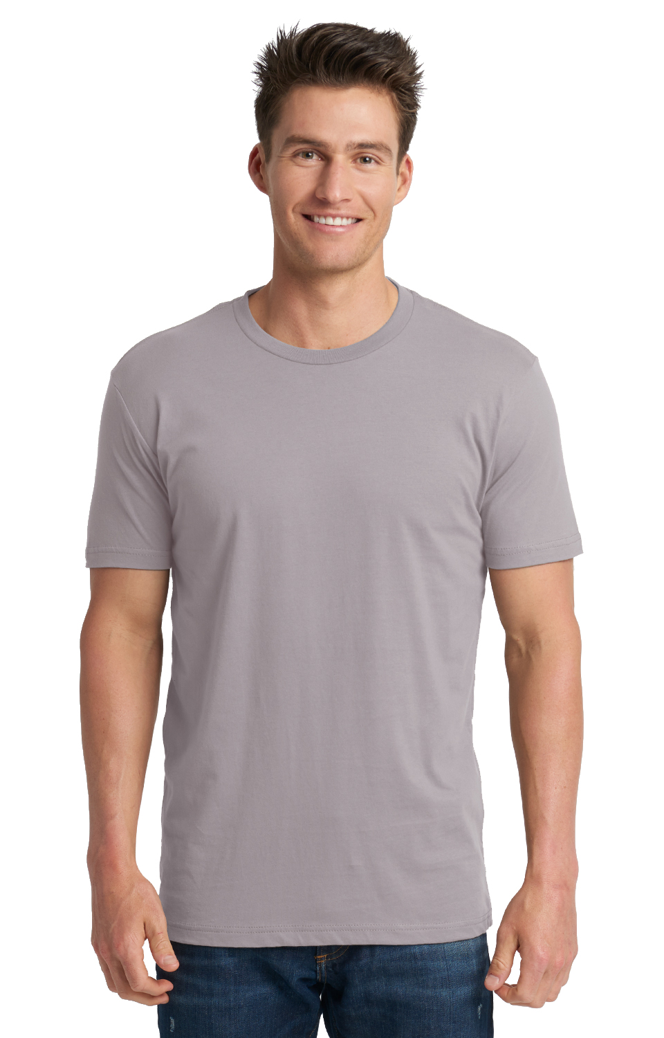 Unisex Cotton T-Shirt - Light Gray