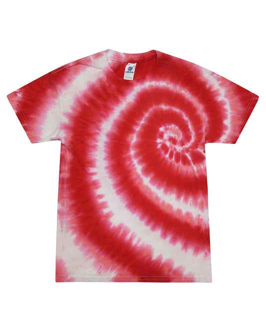 Youth 100% Cotton T-Shirt - SWIRL RED