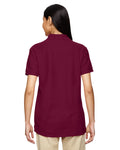 Women's Double Piqué Polo - Maroon