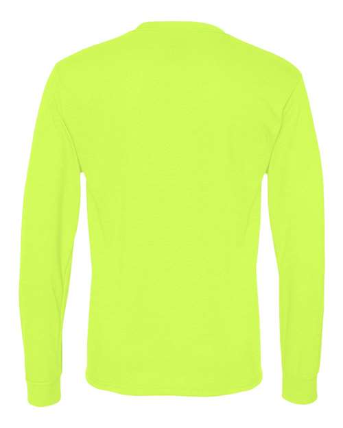 JERZEES 21MLR Safety Green — back
