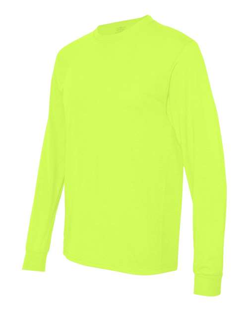 JERZEES 21MLR Safety Green — side