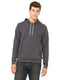 Bella + Canvas 3719 - Unisex Sponge Fleece Pullover Hoodie - Heather Dark Gray