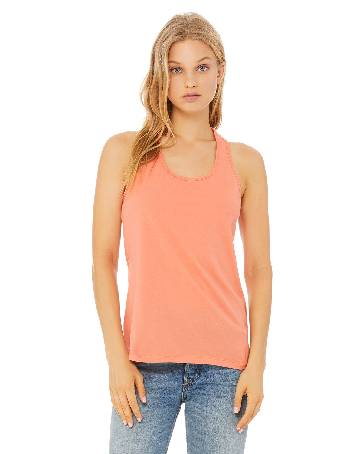 Women's Jersey Racerback Tank - Sunset
