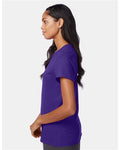Hanes SL04 Purple — on model side