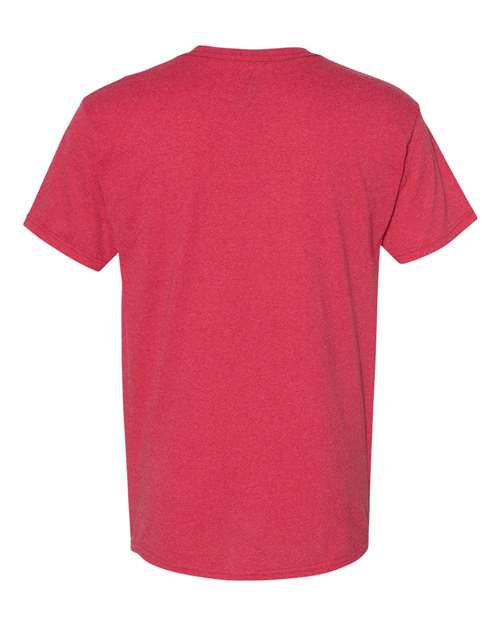 Hanes 5170 Heather Red — back