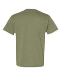 Hanes 5170 Heather Green — back