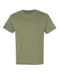 Hanes 5170 Heather Green — front
