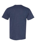 Hanes 5170 Heather Navy — back