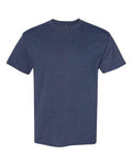 Hanes 5170 Heather Navy — front