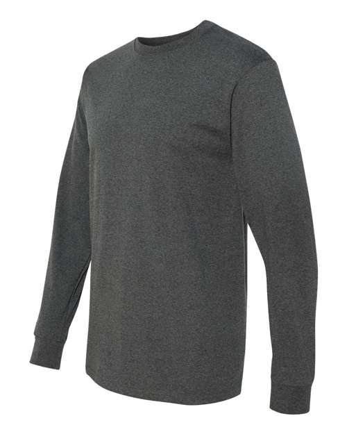 JERZEES 29LSR Black Heather — side