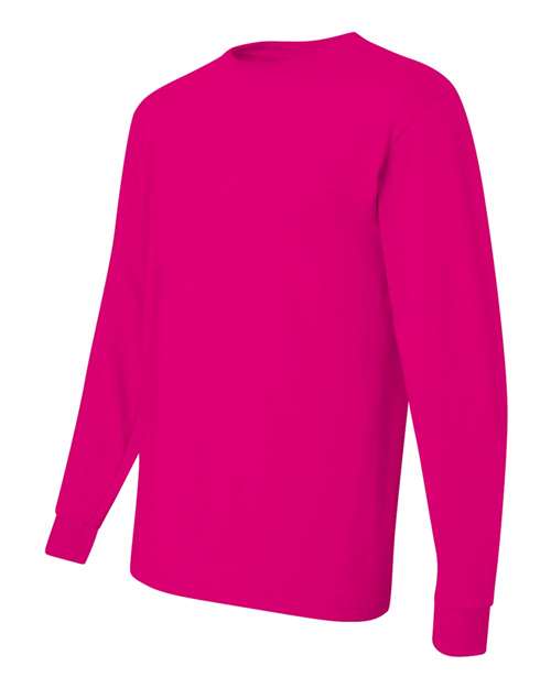 JERZEES 29LSR Cyber Pink — side
