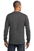 Unisex Long Sleeve Essential Tee - Charcoal
