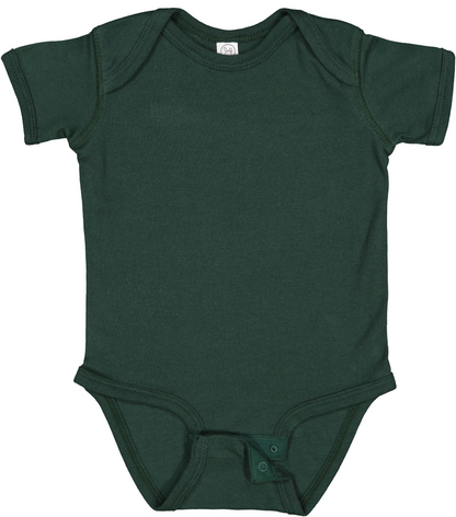 Infant Baby Rib Bodysuit - Forest