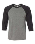 BELLA + CANVAS 3200 Grey/ Charcoal Black Triblend — front
