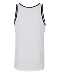 BELLA + CANVAS 3480 White/ Black — back