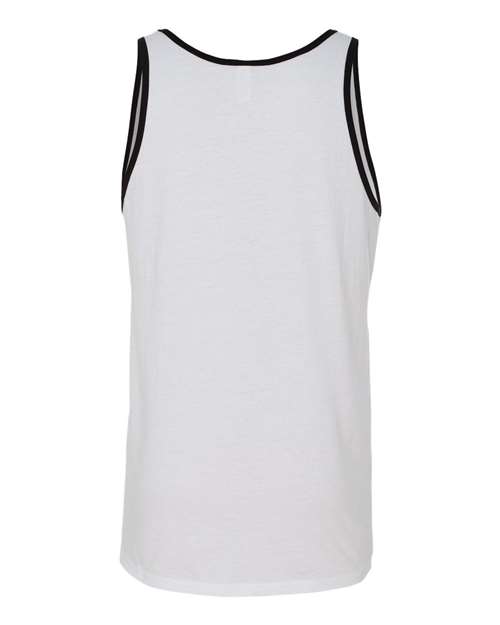 BELLA + CANVAS 3480 White/ Black — back
