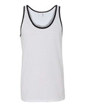 BELLA + CANVAS 3480 White/ Black — front