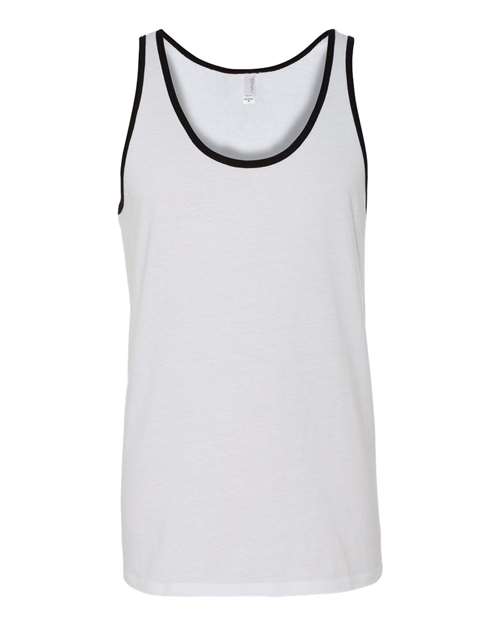 BELLA + CANVAS 3480 White/ Black — front